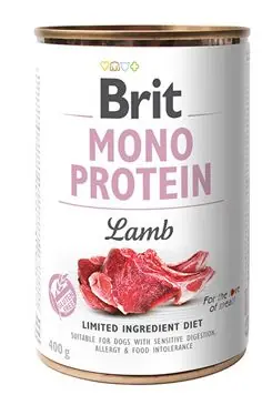 Brit Dog konz Mono Protein Lamb 400g Víkendová Akce