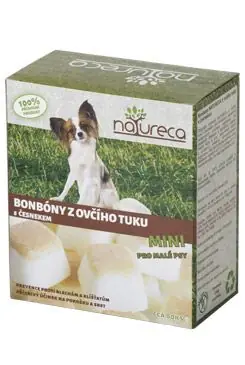 NATURECA Bonbóny z ovčího tuku s česnekem Mini 250g Horká Nabídka