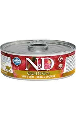 Top Prodej N&D CAT QUINOA Adult Quail & Coconut 80g