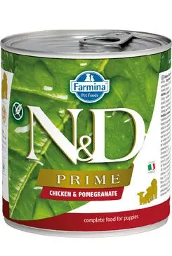 N&D DOG PRIME Puppy Chicken & Pomegranate 285g Oblíbený