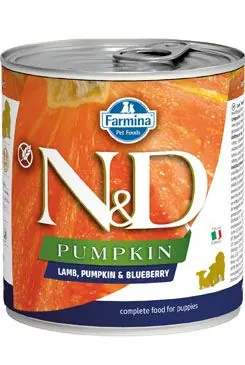 N&D DOG PUMPKIN Puppy Lamb & Blueberry 285g Levný