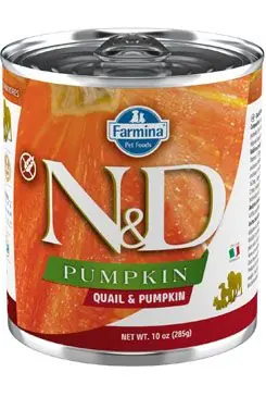 N&D DOG PUMPKIN Adult Quail & Pumpkin 285g Tovární Cena