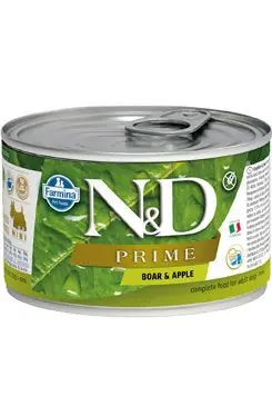 Super Cena N&D DOG PRIME Adult Boar & Apple Mini 140g