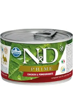 N&D DOG PRIME Adult Chicken & Pomegranate Mini 140g Nejlepší Cena