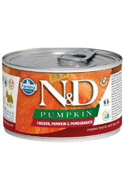 N&D DOG PUMPKIN Adult Chicken & Pomegranate Mini 140g Tovární Cena