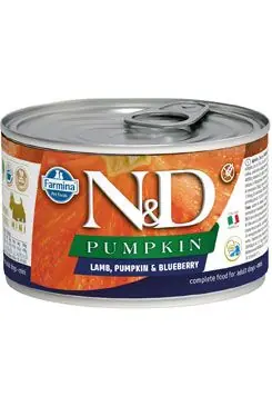 Poslední Šance N&D DOG PUMPKIN Adult Lamb & Blueberry Mini 140g