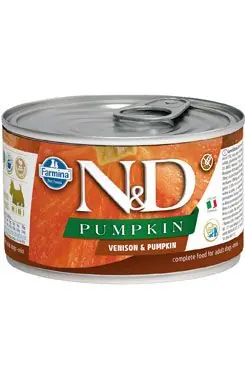 N&D DOG PUMPKIN Adult Venison & Pumpkin Mini 140g Sleva