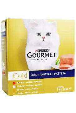 Gourmet Gold Mltp konz. kočka paštiky 8x85g Aktuální