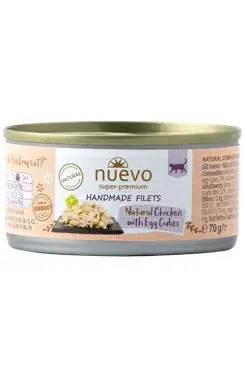 Nuevo kočka Handmade kuře s vejcem konz. 70g Omezená Nabídka