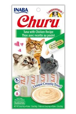 Churu Cat Purée Tuna with Chicken 4x14g Top Prodej