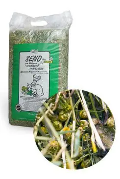 Zlevněný Seno s heřmánkem a pampeliškou LIMARA 15l/500g