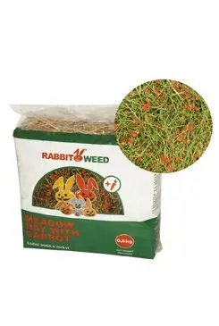 Nízká Cena Seno luční s mrkví RabbitWeed 0,6kg 1,9 l