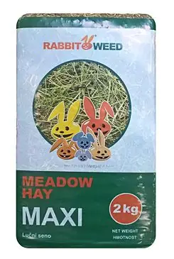 Seno luční Maxi RabbitWeed 2kg 100 l Vysoce Kvalitní