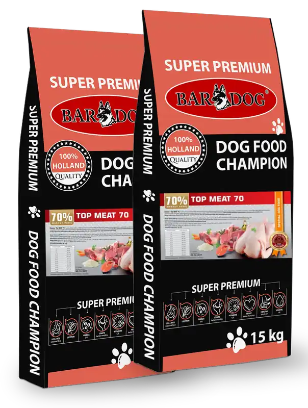 Hit Sezóny BARDOG Granule Lisované za studena TOP LAMB 60 2 x 15 kg