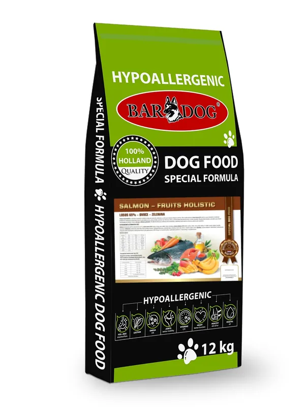 Vysoce Kvalitní BARDOG SALMON FRUIT HOLISTIC 12 kg