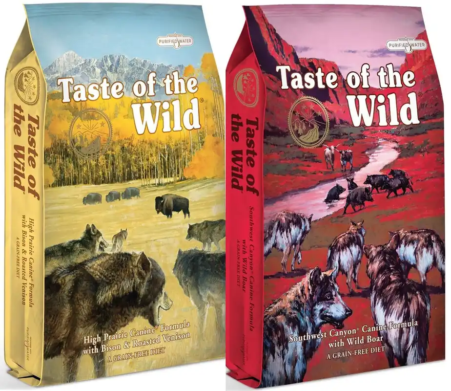 Oblíbený Taste of the Wild Southwest Canyon Canine 12,2 kg + Taste of the Wild High Prairie 12,2 kg