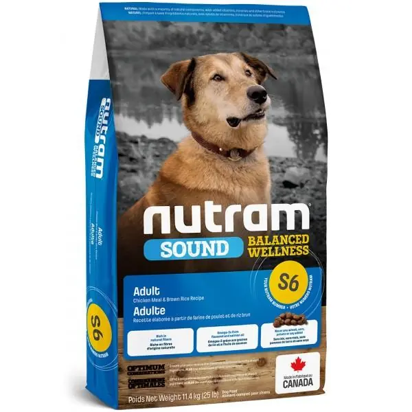 Nutram Sound Adult Dog 2 x 11,4 kg Sleva