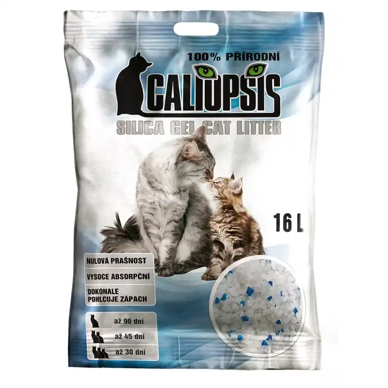 CALIOPSIS - Silica gel cat litter 16l Nejprodávanější