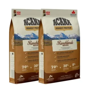Vrácení Zdarma ACANA RANCHLANDS DOG 2 x 11,4 kg