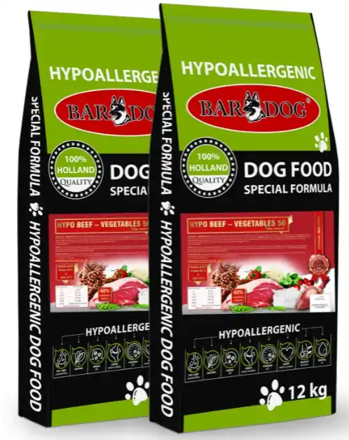 Bardog HYPO BEEF - Vegetables 2 x 12kg Nejlepší Cena
