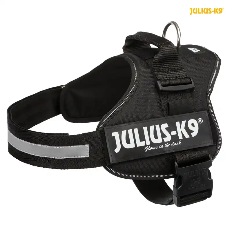 TRIXIE Julius-K9 silový postroj 2/L-XL 71-96 cm/50 mm, - černý Tovární Cena