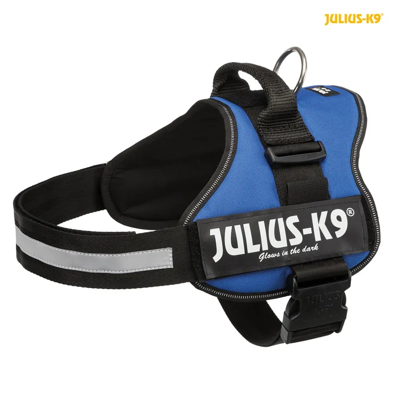 TRIXIE Julius-K9 silový postroj 3/XL 82-116 cm, - modrá Sezónní Sleva