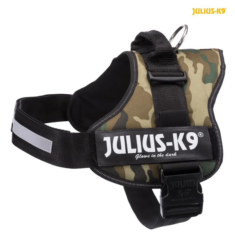 Výhodná Nabídka TRIXIE Julius-K9 silový postroj 3/XL 82-118 cm, - maskáčová