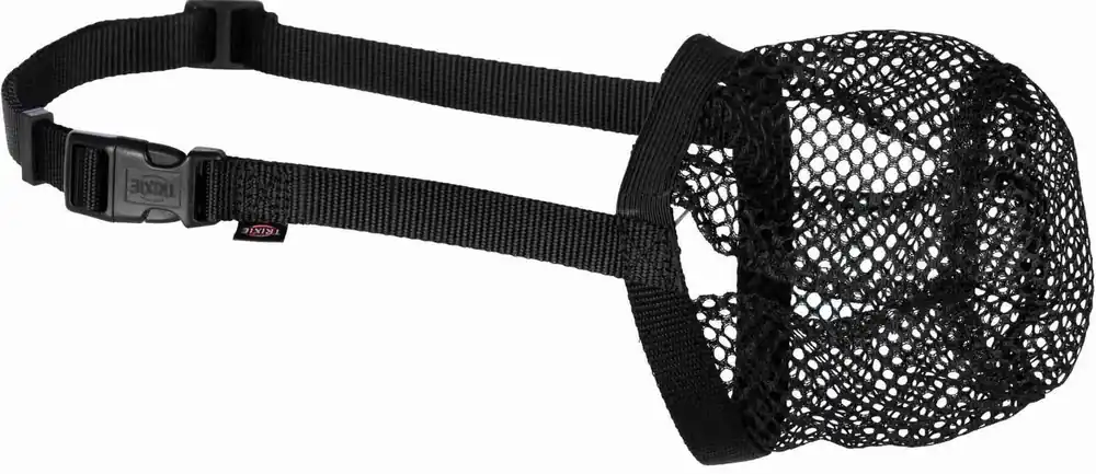 TRIXIE Ochranný náhubek polyester síťka XS černý, 15 cm Zlevněný