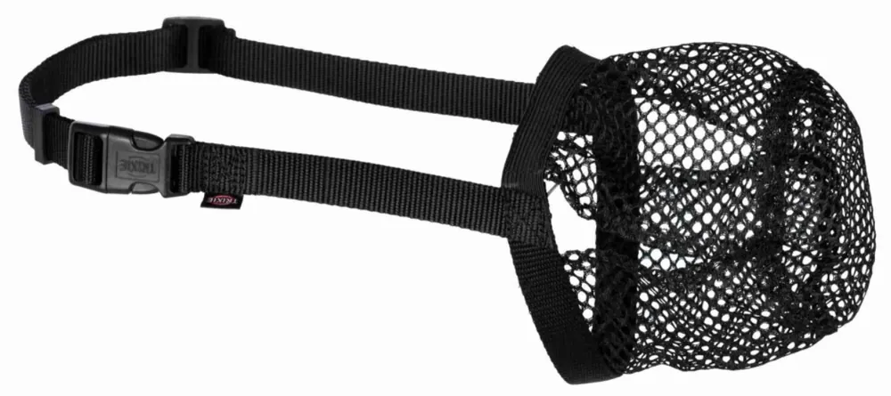 Výhodná Nabídka TRIXIE Ochranný náhubek polyester síťka S černý, 18 cm