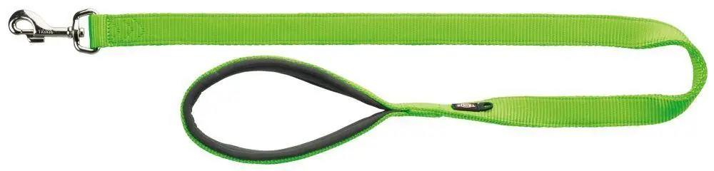 TRIXIE Vodítko PREMIUM s vyplněnou rukojetí 1m/25mm (L-XL), - světle zelená - DOPRODEJ Expresní Doručení