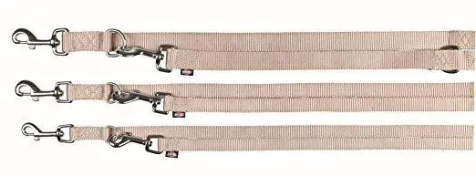 TRIXIE Vodítko PREMIUM prodlužovací - béžová - DOPRODEJ L-XL 2,00 m/25 mm Autentický