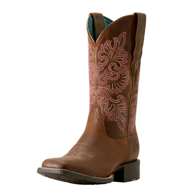 Dámské boty Ariat Round Up Wide Square Toe StretchFit - Velikost 37 Oblíbený