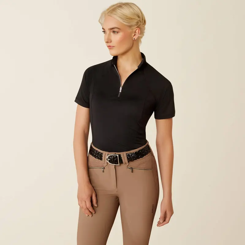 Víkendová Akce Dámské tričko Ariat Soquel 1/4 Zip - Velikost XL