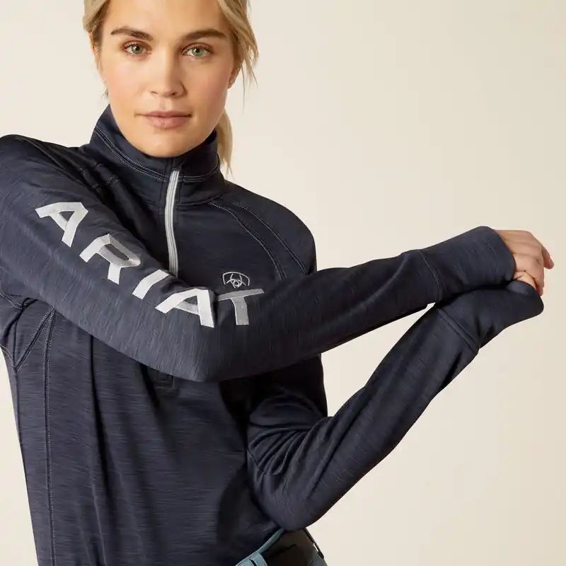 Dámská mikina Ariat Tek Team s 1/2 zipem OMBRE BLUE Bezpečná Platba