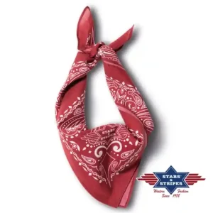 Bavlněný šátek Bandana - Barva Vínová Cenově Výhodný