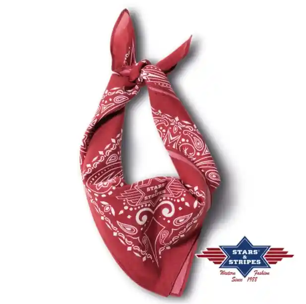 Bavlněný šátek Bandana - Barva Vínová Cenově Výhodný