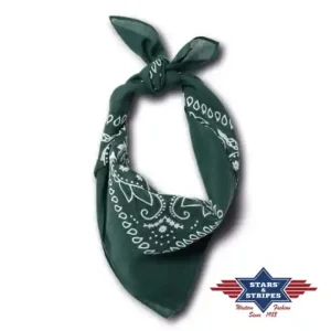 Nakupujte Hned Bavlněný šátek Bandana - Barva tm. zelená