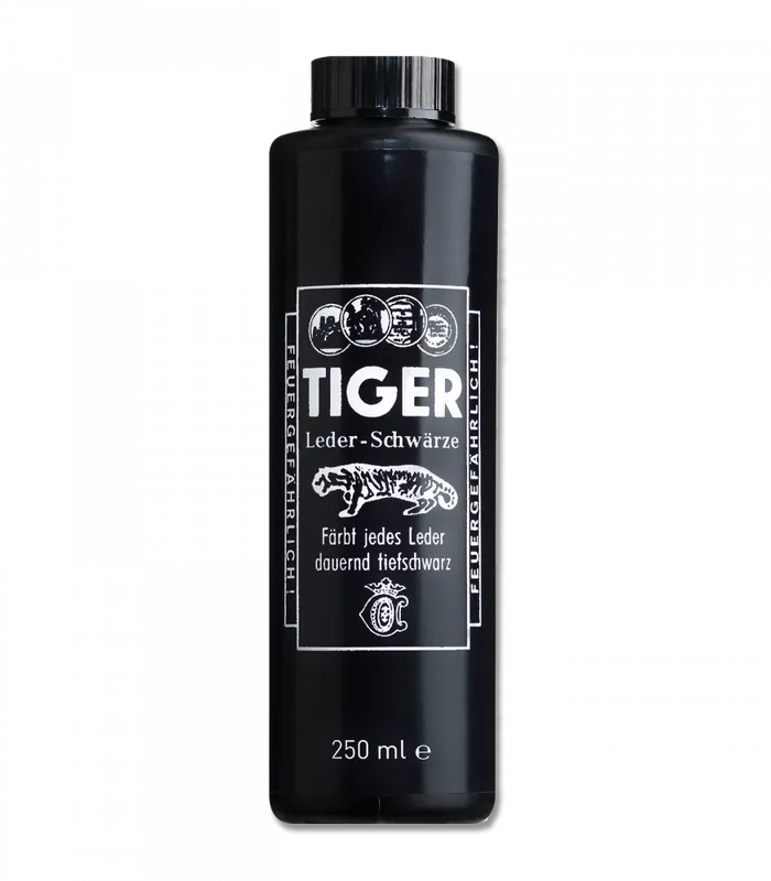 Nová Kolekce Barva na kůži TIGER černá 250ml
