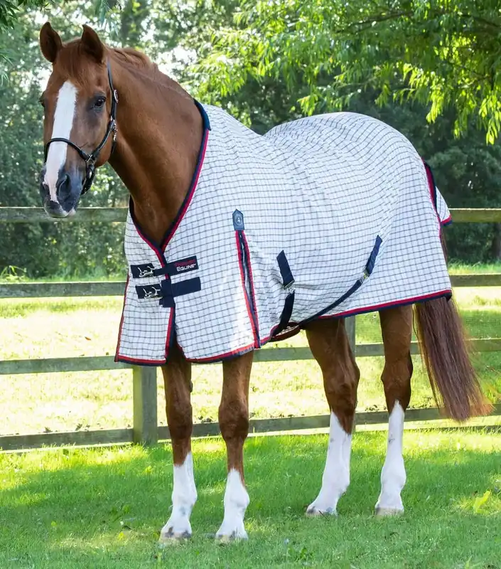 Autentický Bavlněná stájová deka Premier Equine - Velikost 6,6" (150cm)