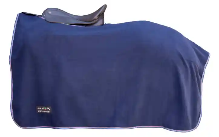 Bederní deka HKM z polarfleece - Barva ModráVelikost 125 cm Sleva