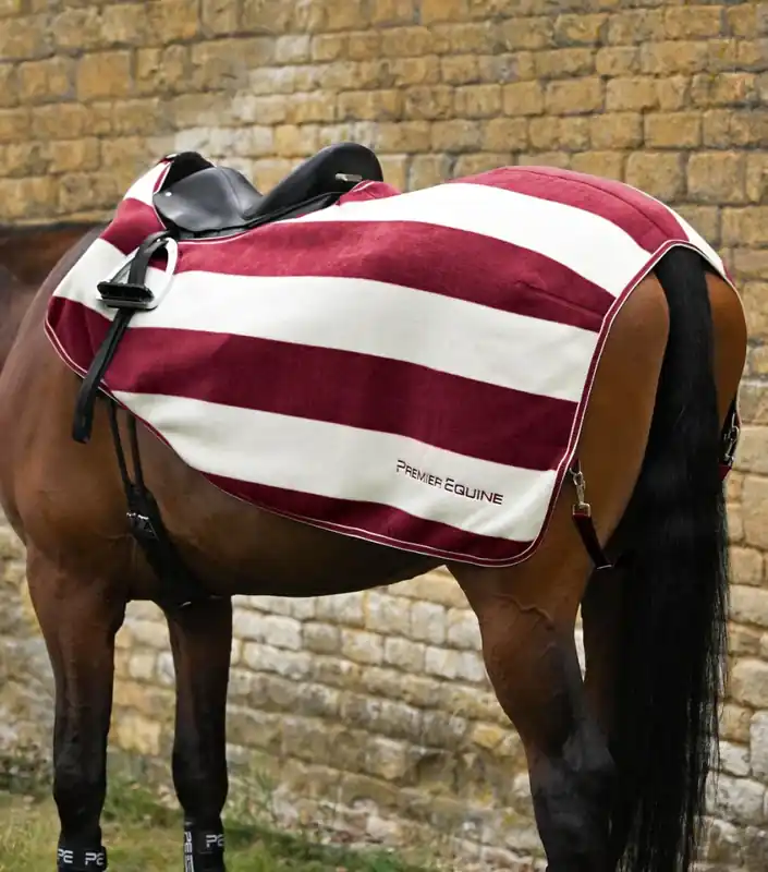 Cenová Bomba Bederní deka Premier Equine Vellus - Barva VínováVelikost XL