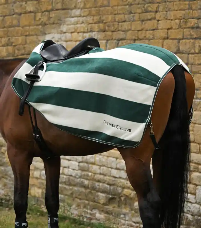 Speciální Cena Bederní deka Premier Equine Vellus - Barva ZelenáVelikost M