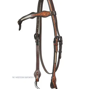 Vysoce Kvalitní Westerná uzdečka Western Imports HORSEMAN´S TACK OAK AND ACORN TOOLING