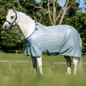 Finální Výprodej Síťová deka Horseware Amigo® Bug Rug Pony - Barva Světle modráVelikost 75 cm (3‘9")