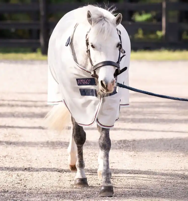 Síťová deka Horseware Amigo® Bug Rug Pony - Barva StříbrnáVelikost 110 cm (5‘3") Must-Have