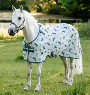 Síťová deka Horseware Amigo® Bug Rug Pony - Barva tm. modrá/stříbrnáVelikost 115 cm (5‘6") Odeslání Ihned