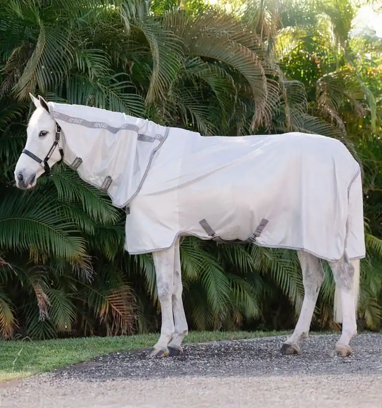 Síťová deka Horseware Amigo® Integrated - Barva StříbrnáVelikost 125 cm (5‘9") Cenová Bomba