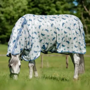 Speciální Cena Síťová deka Horseware Amigo® Integrated - Barva tmavě modrá/stříbrnáVelikost 140cm (6´3)