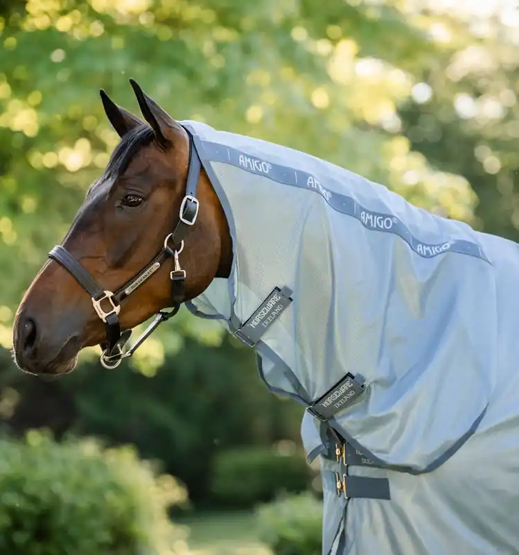 Síťová deka Horseware Amigo® Integrated - Barva Světle modráVelikost 165cm (7‘3") Vrácení Zdarma