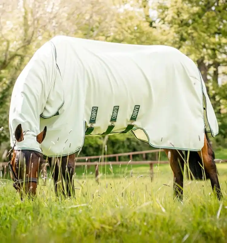Víkendová Akce Síťová deka Horseware Rambo Hoody - Velikost 165cm (7‘3")